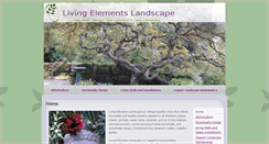 Desktop Screenshot of livingelementslandscape.com